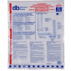 Dearborn® Full Cover Kit, Straight Grid Drain, Two Supply Line and Valve Covers