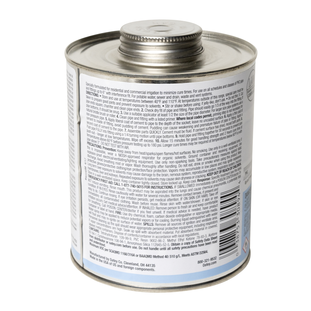 Oatey® 32 oz. PVC Rain-R-Shine® Blue Cement