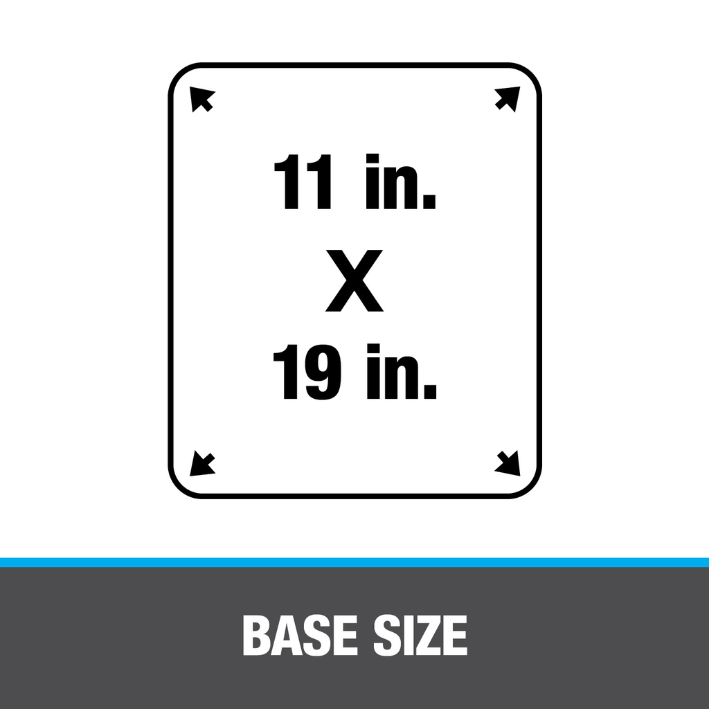 Oatey® 1.5" – 3" All-Flash® High-Rise® 11" x 19" base