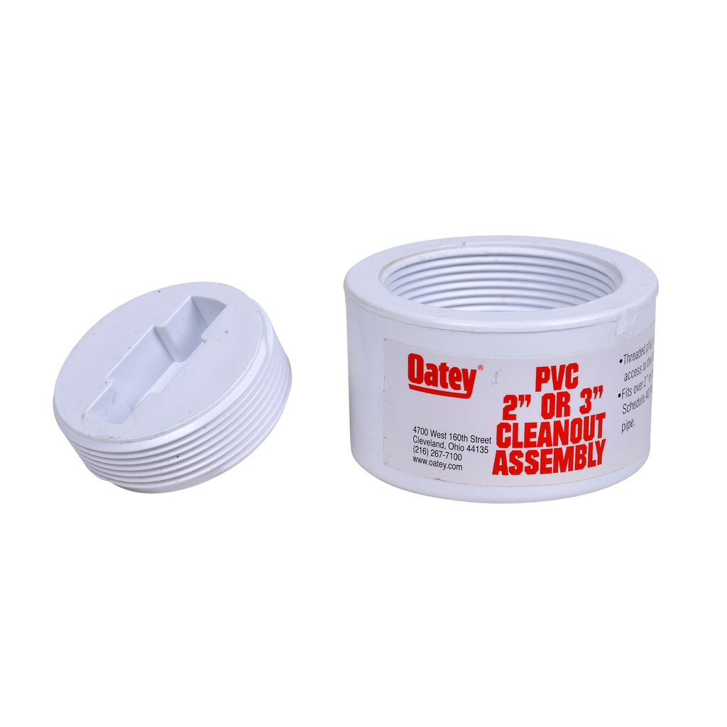 Oatey® 2 in. or 3 in. PVC Snap-In Cleanout Assembly