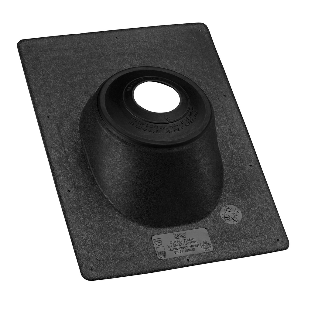 Oatey® 1.5 in. – 3 in. Thermoplastic All-Flash® No-Calk 11.25 in. x 15 in. Base Roof Flashing