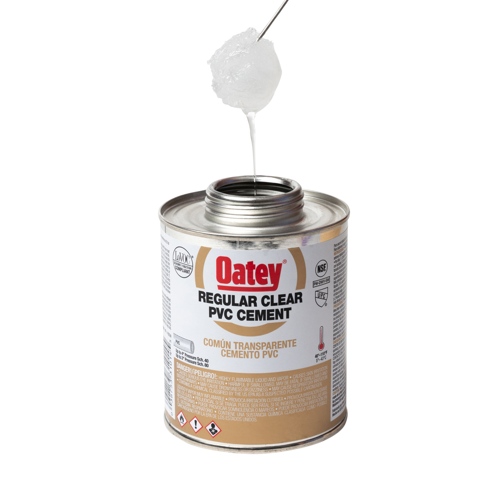 Oatey® 16 oz. PVC Regular Body Clear Cement