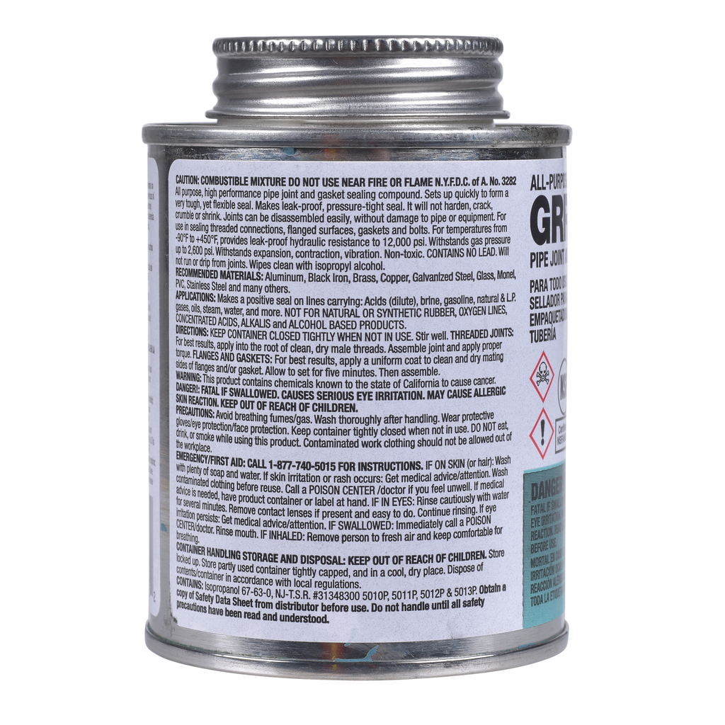 Hercules® 8 oz. All-Purpose GRIPP™ Pipe Joint and Gasket Seal