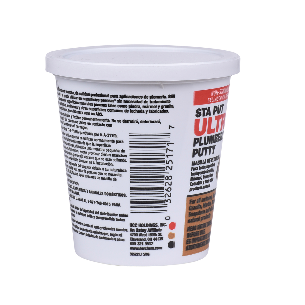 Hercules® 14 oz. Sta Put® Ultra Plumbers Putty