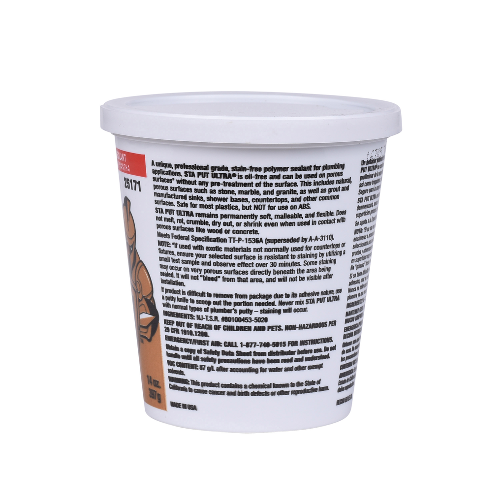 Hercules® 14 oz. Sta Put® Ultra Plumbers Putty