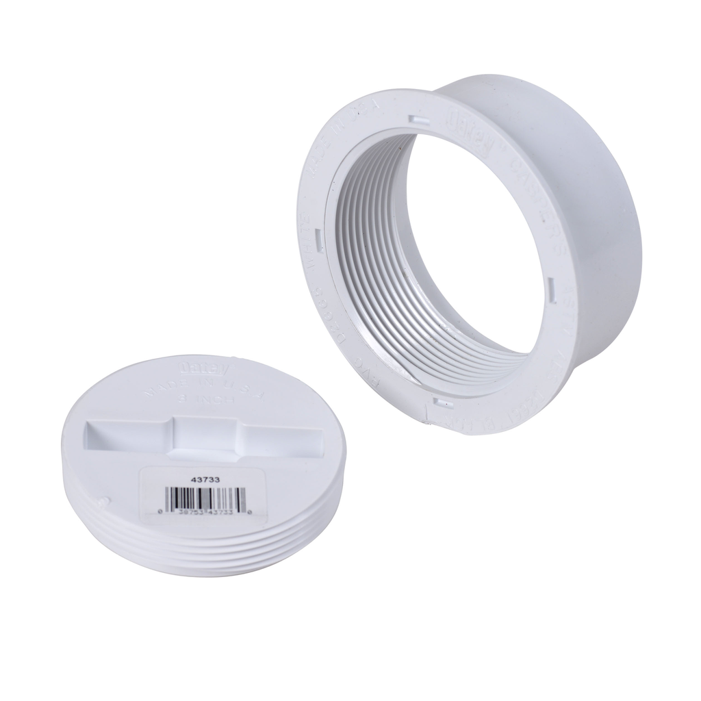 Oatey® 4 in. PVC Snap-In Cleanout Assembly