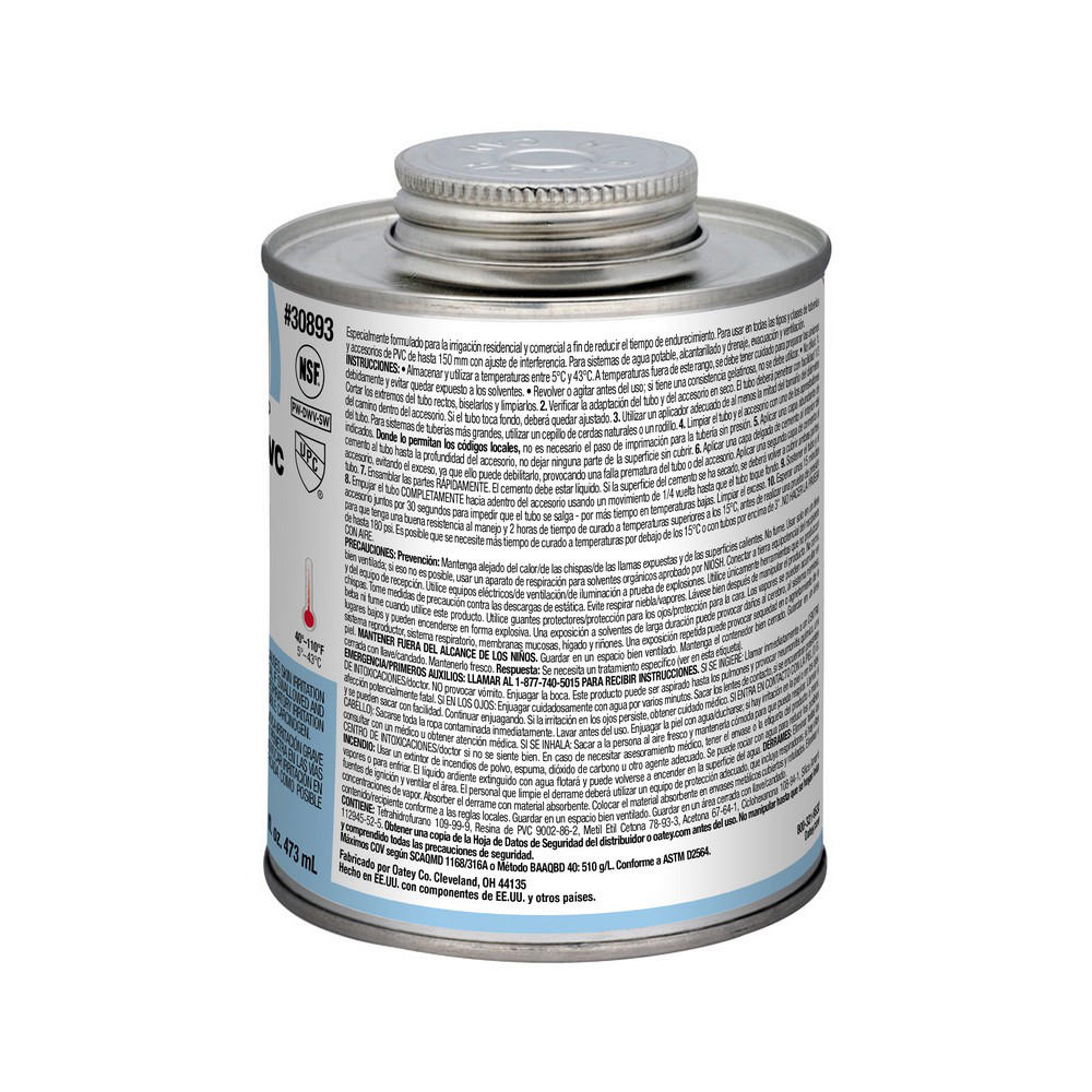 Oatey® 16 oz. PVC Rain-R-Shine® Blue Cement