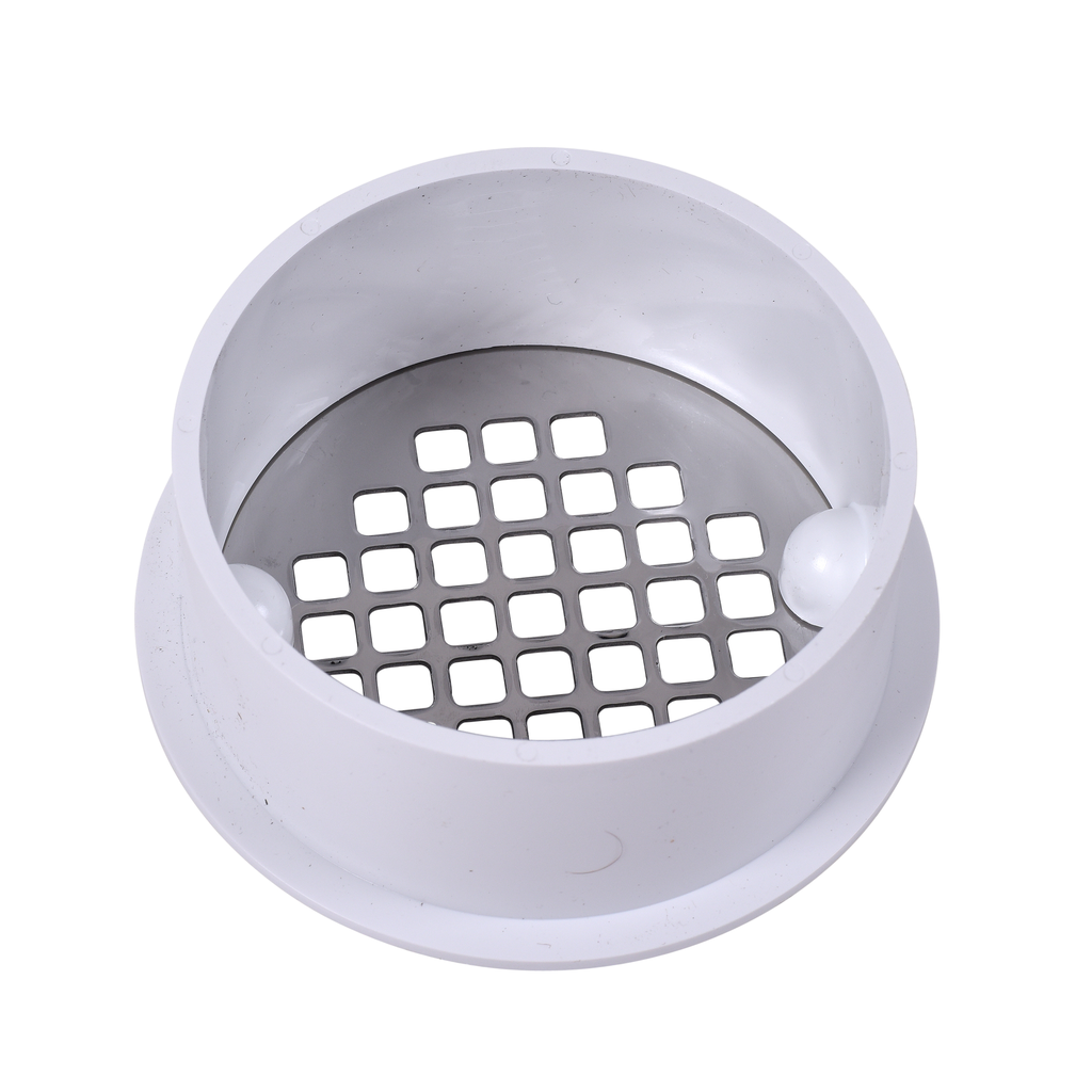 Oatey® 4 in. PVC Snap-In Drain with 4 in. Stainless Steel Strainer