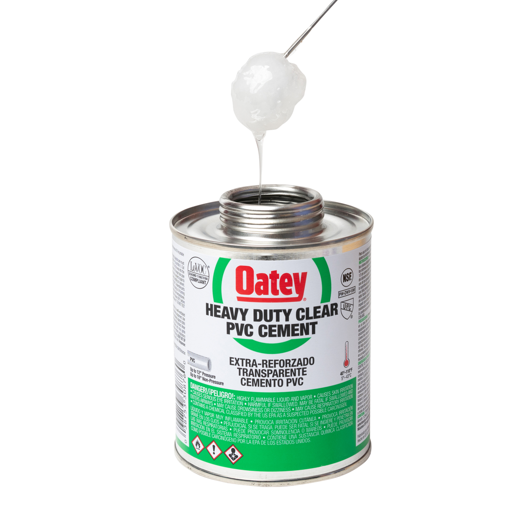 Oatey® 16 oz. PVC Heavy Duty Clear Cement