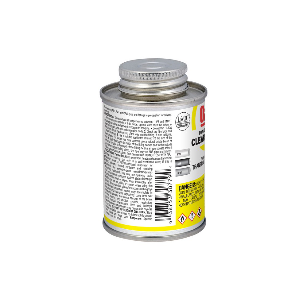 Oatey® 4 oz. Clear Cleaner