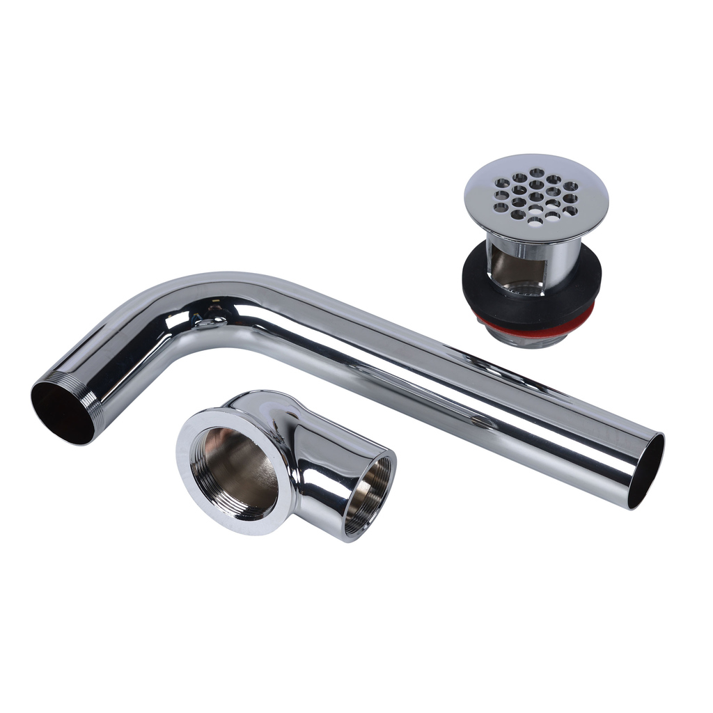 Dearborn® Semi-Cast Grid Wheelchair Patent Overflow Plug w/ 1-1/4 in. - 17 Ga. Tailpiece