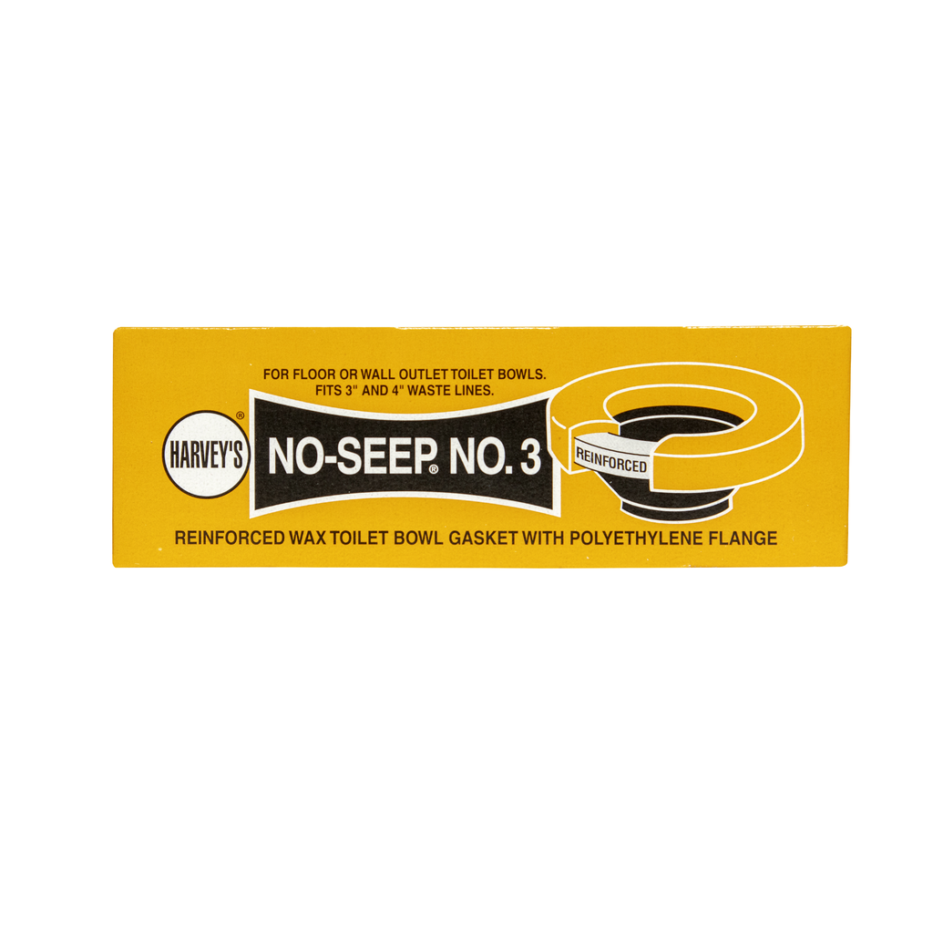 Harvey™ No-Seep® 3 in. or 4 in. No. 3 Reinforced Wax Gasket with Sleeve