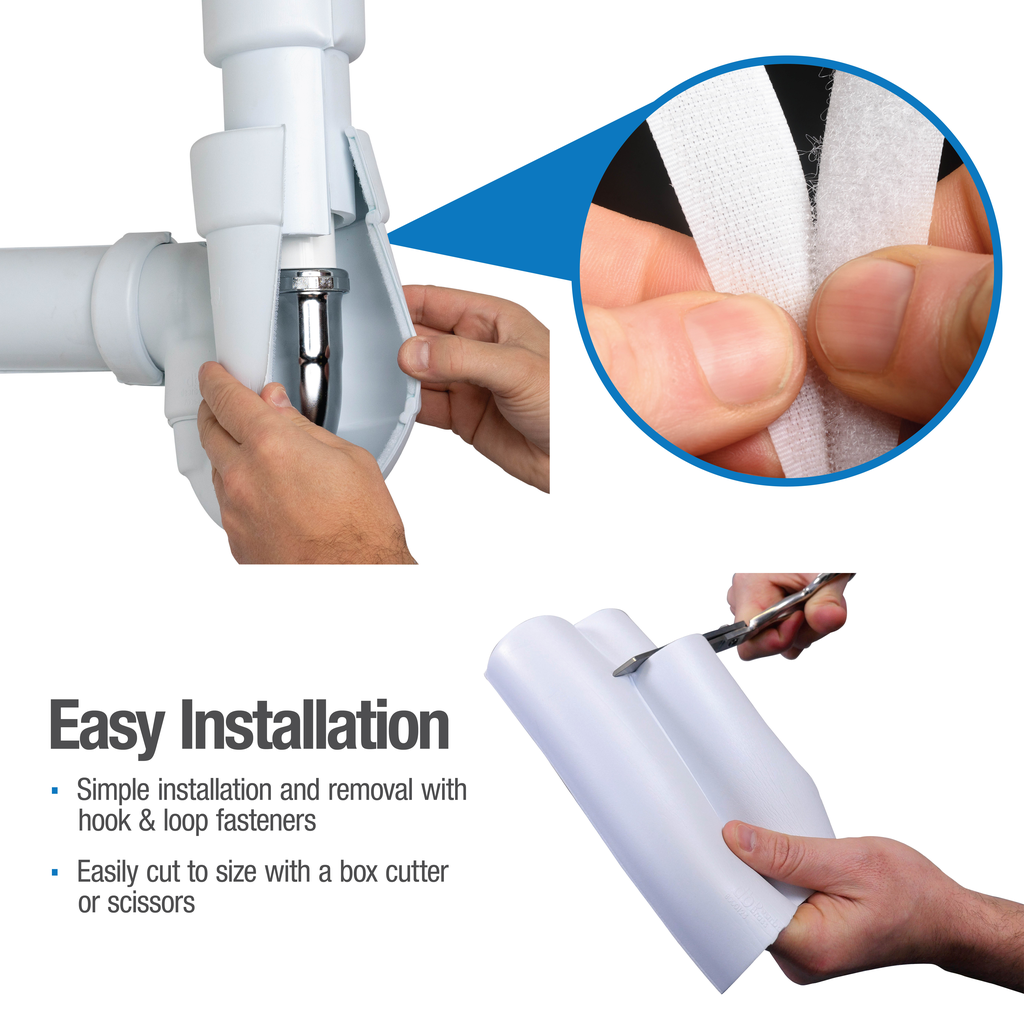 Dearborn® Full Cover Kit, Straight Grid Drain, Two Supply Line and Valve Covers