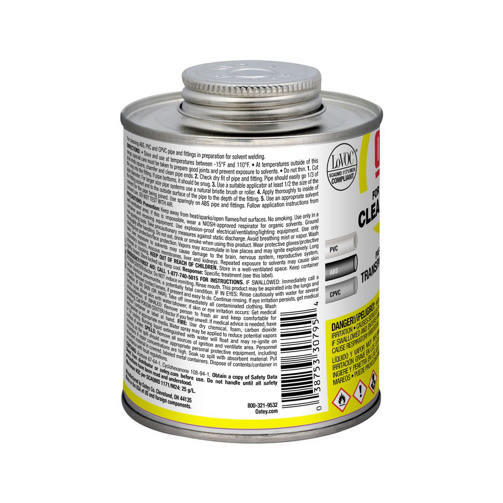 Oatey® 16 oz. Clear Cleaner