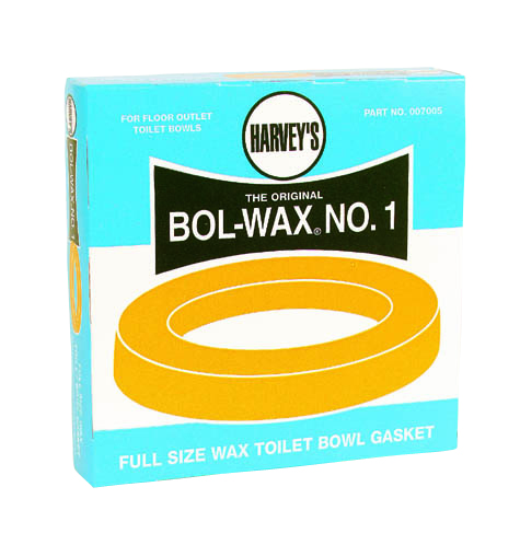 Harvey™ Bol-Wax® 3 in. or 4 in. No. 1 Standard Wax Gaskets