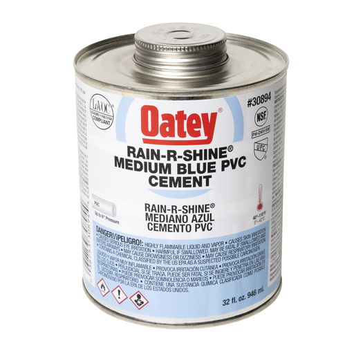 Oatey® 32 oz. PVC Rain-R-Shine® Blue Cement