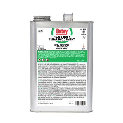 Oatey® Gallon PVC Heavy Duty Clear Cement