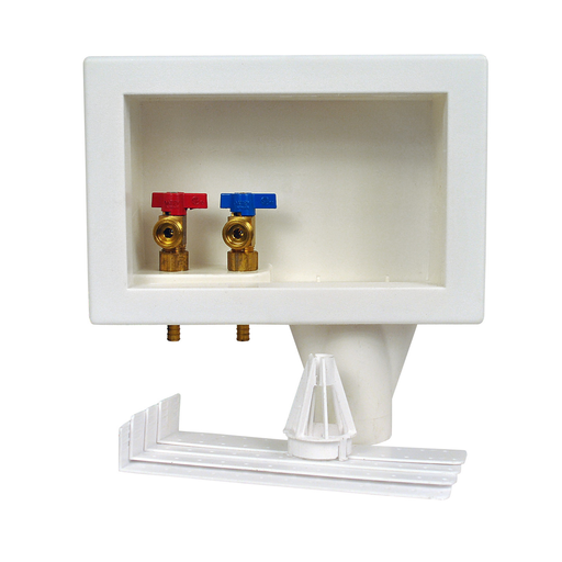 Oatey® Eliminator, 1/4 Turn, F1807, Washing Machine Outlet Box - Standard Pack