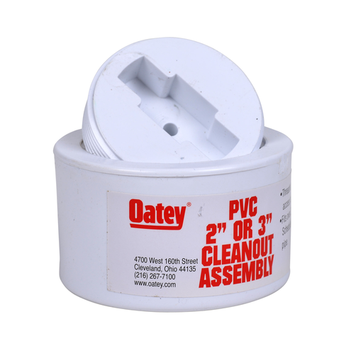 Oatey® 2 in. or 3 in. PVC Snap-In Cleanout Assembly