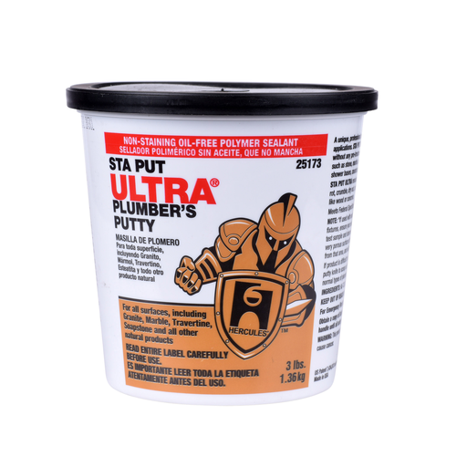 Hercules® 3 lb. Sta Put® Ultra Plumbers Putty