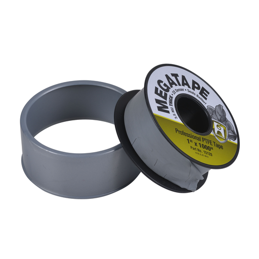 Hercules® Megatape 1 in. x 1000 in. Gray PTFE Tape