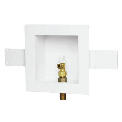 Oatey® Square, Plain Box, No Valves Ice Maker Outlet Box - Standard Pack