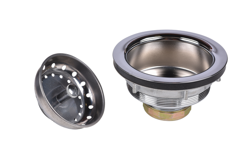 Dearborn® Chrome Plated Basket Strainer for 3 1/2 in. to 4 in. Opening