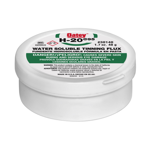 Oatey® 1.7 oz. H-20® 95 Water Soluble Tinning Flux