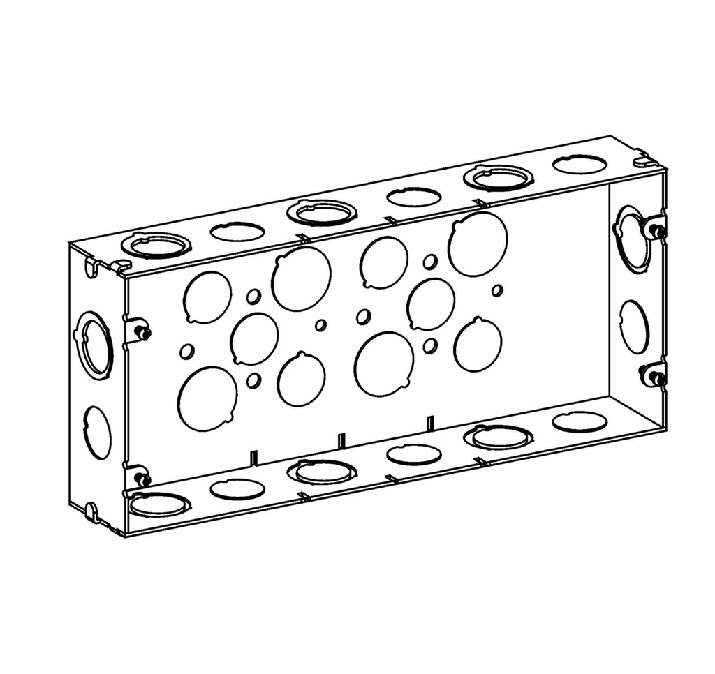 Product image for ORBIT SB4 4GANG SWITCH BOX