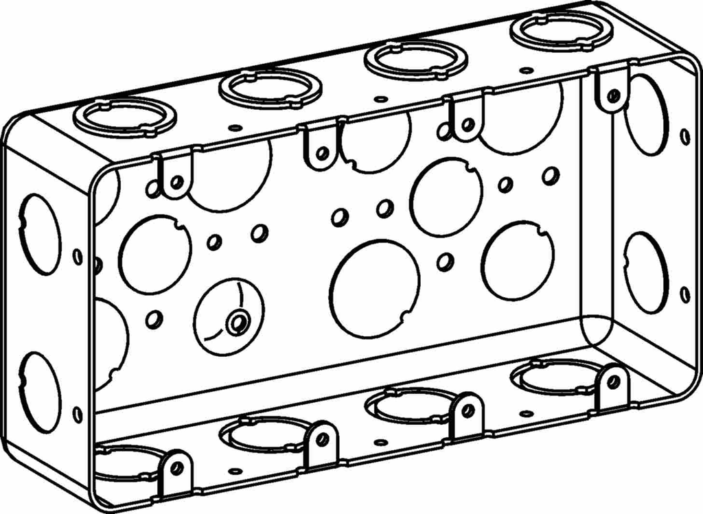 Product image for ORBIT DHB-4 4-G DRAWN HANDY BOX 2-1/8"" DEEP