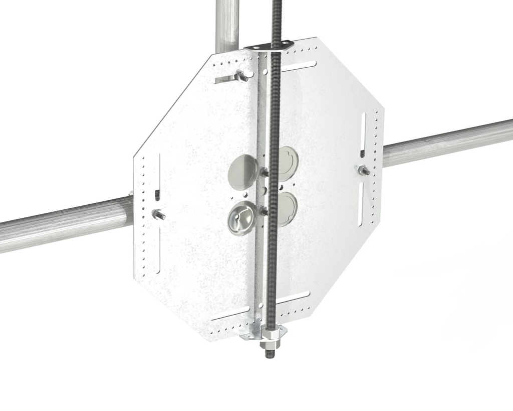 Product image for ORBIT BCHS-6 BOX & CONDUIT HANGER SUPPORT - UP TO 6X6 BOX