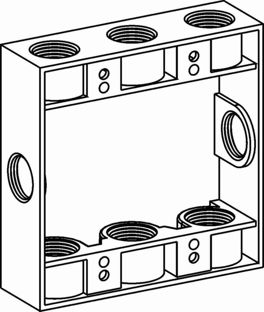 Product image for ORBIT 2EXB50-8 2-G W/P EXT. RING 8 1/2"" HUBS 1"" DEEP