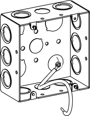 Product image for ORBT 5SDB-MKO-PT 4-11/16 SQ BX2-1/8