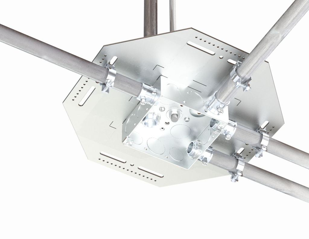 Product image for Orbit BCHS-10 Box & Conduit Hanger Support, 10.75" Octagon