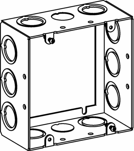 Product image for Orbit 5SDB-MKO-EXT 4-11/16" Square (5S) Extension Ring, Welded w/ MKO, 2-1/8" Deep