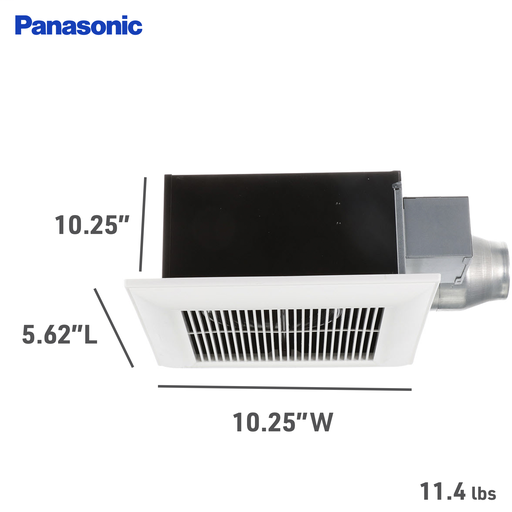 Panasonic FV0811VF5 80/110 CFM Detachable 4 Inch to 3 Inch Duct