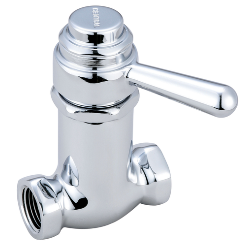 Self-Close Straight Stop, Chrome