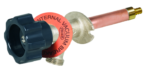 10 In. Mansfield Style Internal Vb Wall Hydrant, 1/2" Crimp Pex