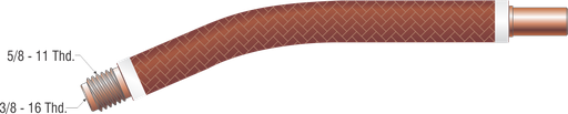 25° S/B GOOSENECK 9" (3/32-1/8)