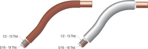 50° D/B GOOSENECK 6"