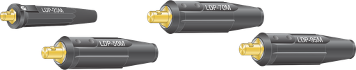 MALE DINSE STYLE MACHINE PLUG