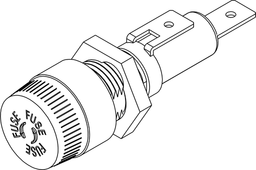 FUSE HOLDER PANEL MOUNT