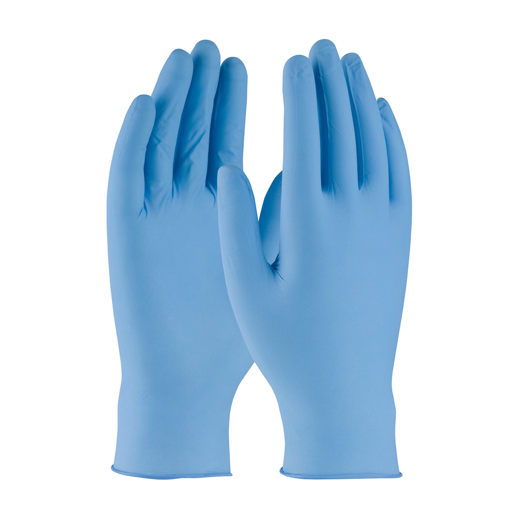 Product image for PIP 63-332PF/XS AMBI-DEX DISPOSABLE NITRILE IND. GRADE BL TEXTURED PF 5 MIL.