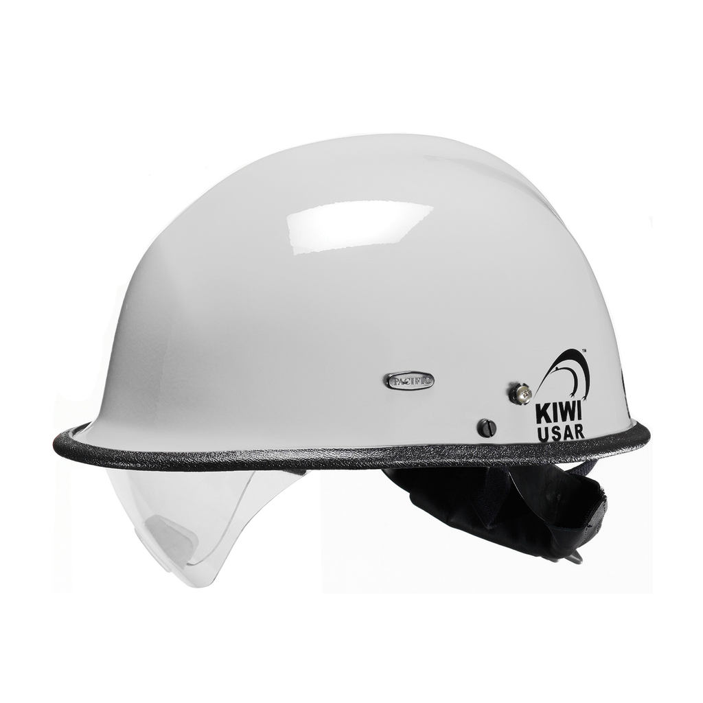 Product image for PIP 804-3405 PACIFIC R3V4 KIWI USAR W/EYE VISOR, WHITE, 3-PT NOMEX CS, NFPA 1951 LIKELY SUBJECT TO TAX