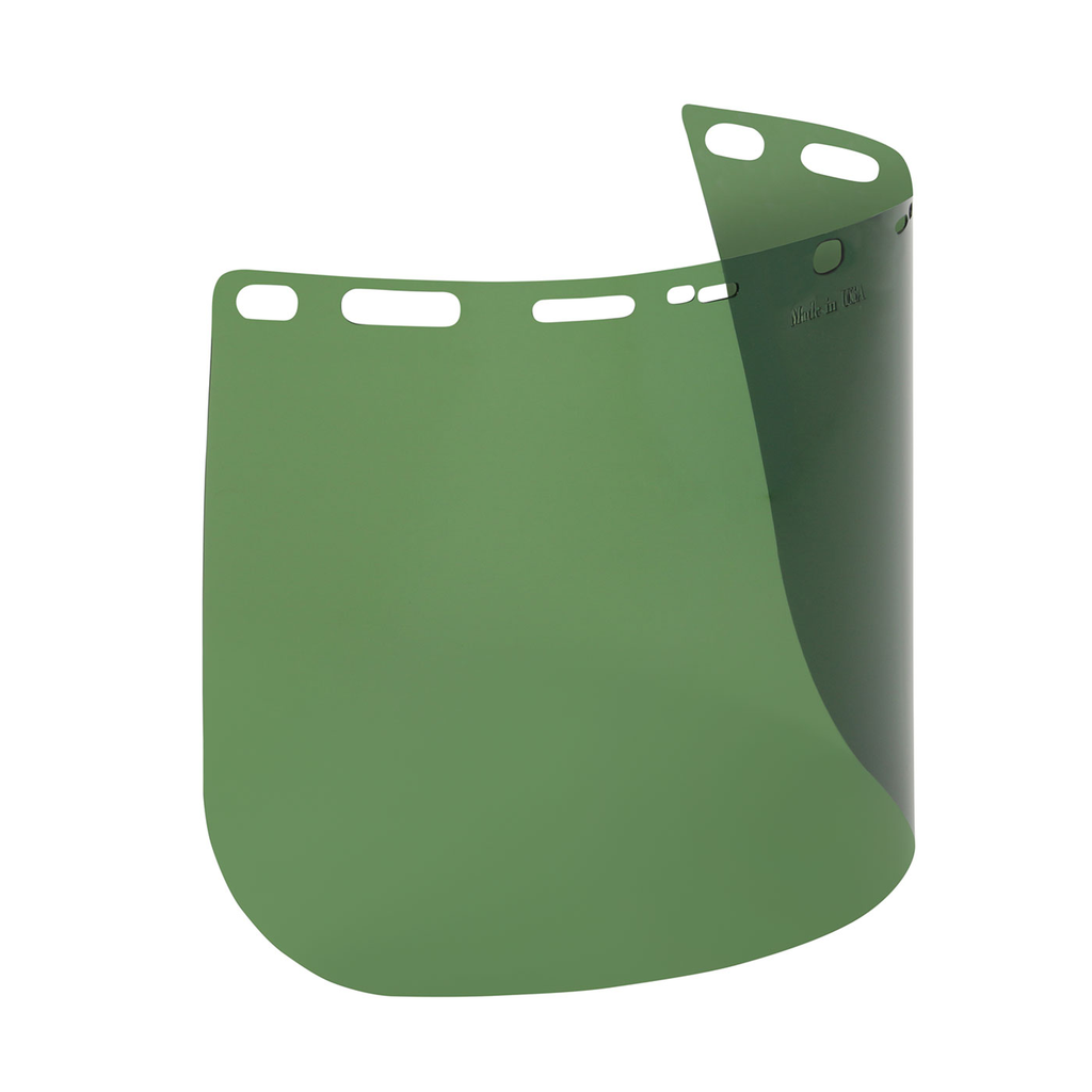 Product image for PIP 251-01-5212 PETG FACESHIELD MEDIUM GRN UNIV .40 X 8 X 15.5