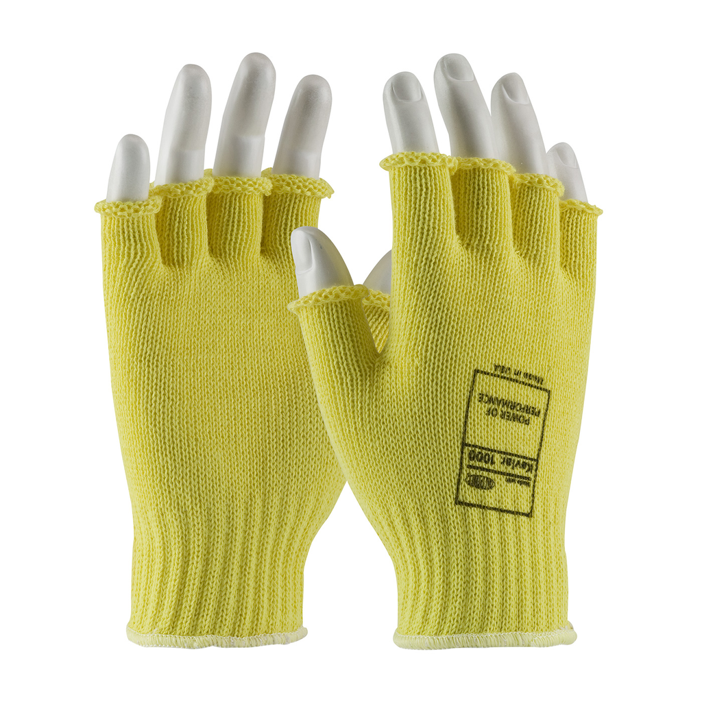 Product image for PIP 07-K259/XL 100% KEVLAR, HALF FINGER, 7 GAUGE M. WGT. LIKELY SUBJECT TO TAX