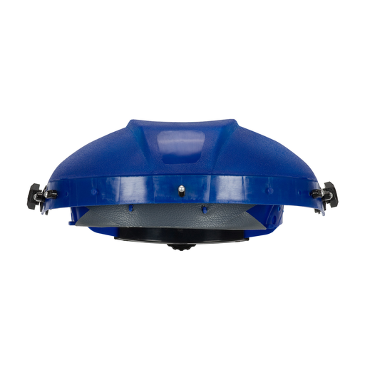 Product image for PIP 251-01-5200 HEADGEAR FOR FACESHIELD BLUE RATCHET SUSPENSION WITH BROW GAURD UNIVERSAL ATTACHMENT