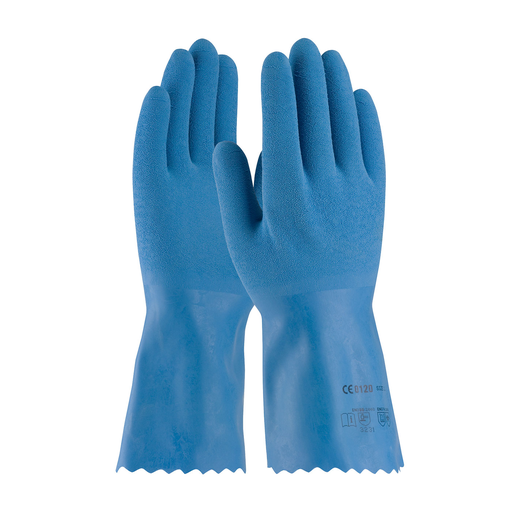 Product image for PIP 55-1635/XXL ASSURANCE, LATEX COATING WITH NYLON LINER, BLUE LATEX CRINKLE GRIP LIKELY SUBJECT TO TAX