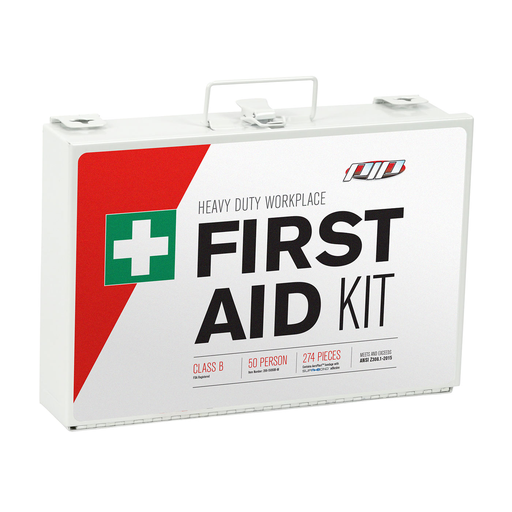 Product image for PIP 299-15050B-M FIRST AID KIT, 50 PERSON, CLASS B, ANSI 2015, METAL BOX LIKELY SUBJECT TO TAX