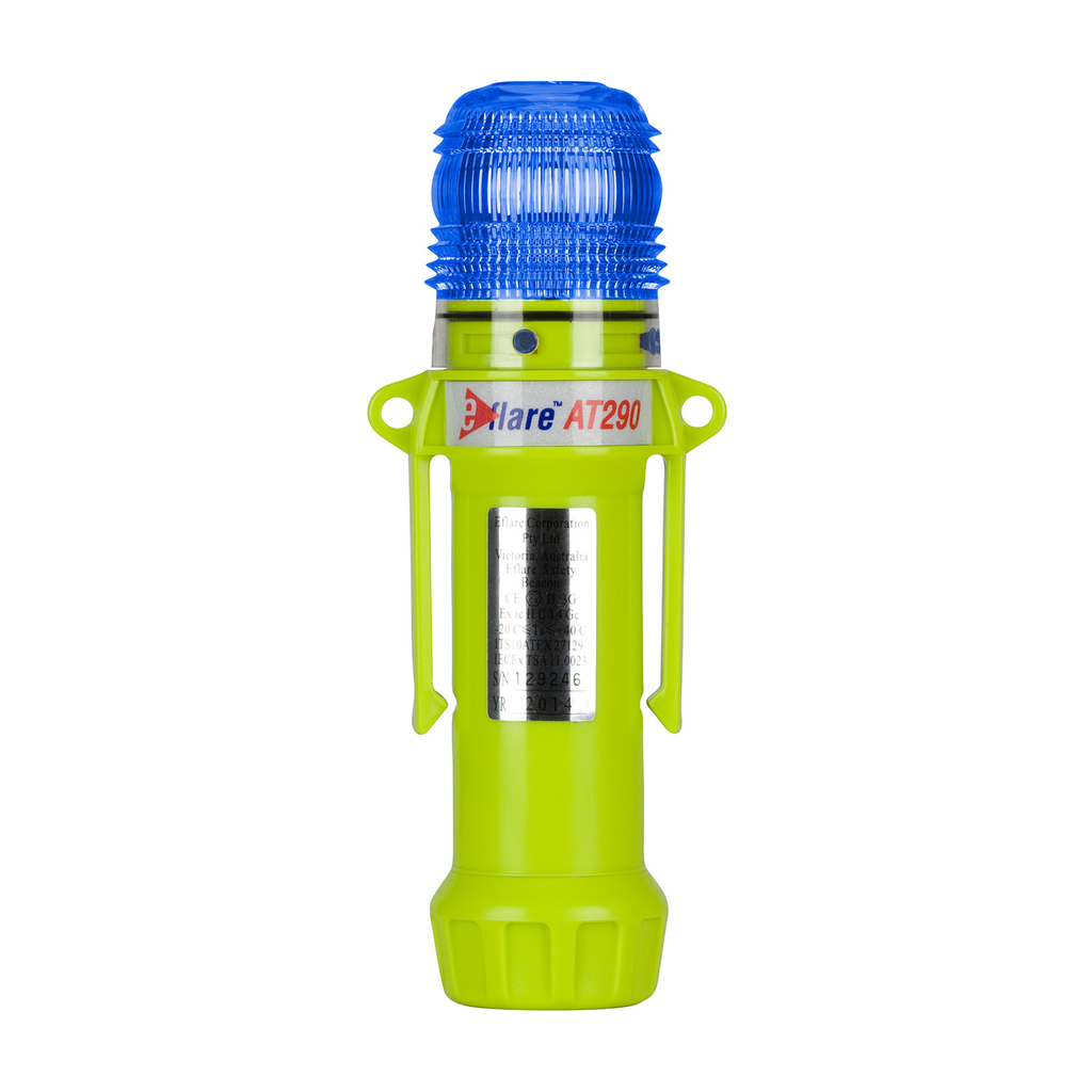 Product image for PIP 939-AT290-B BLUE FLASHING/STEADY-ON 1-COLOR 8 LED FOUR AA BATTERIES BRIGHTER